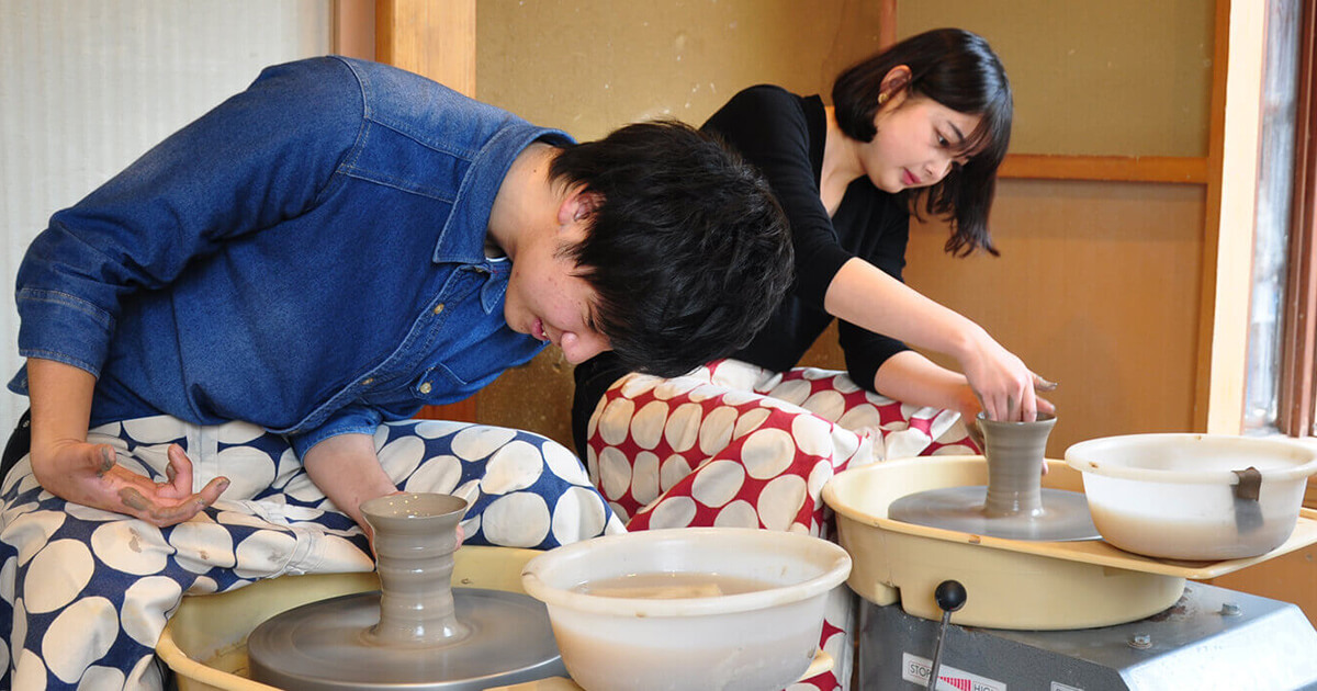 京都清水でろくろ体験 嘉祥窯 かしょうがま 陶芸教室 当日予約可